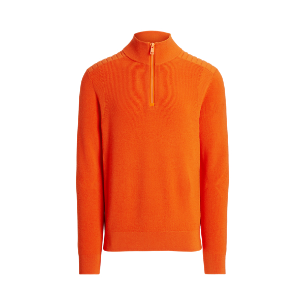 Washable Wool Quarter-Zip Jumper RLX 1
