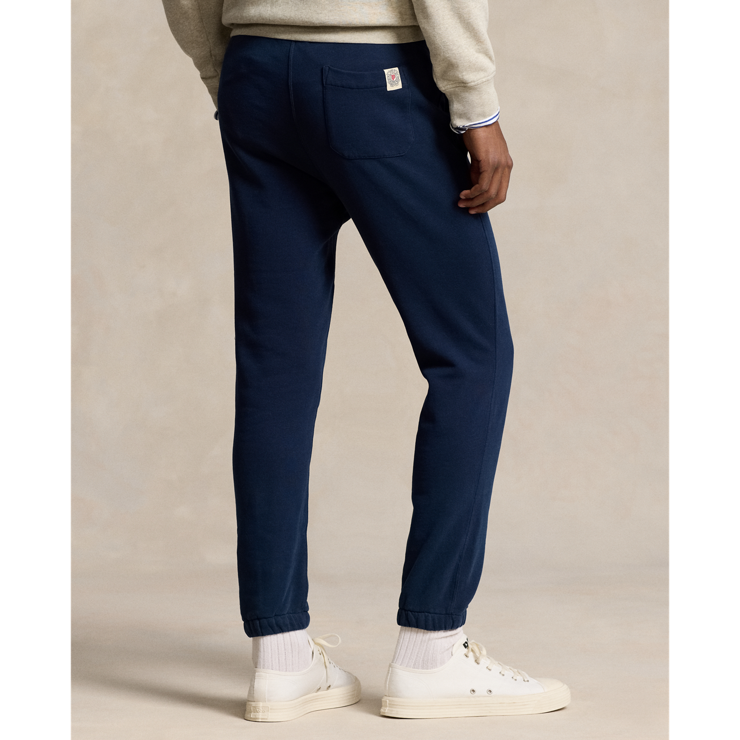 Мужские брюки Ralph Lauren Fleece Sweatpant, цвет: Тёмно-синий — фото 2