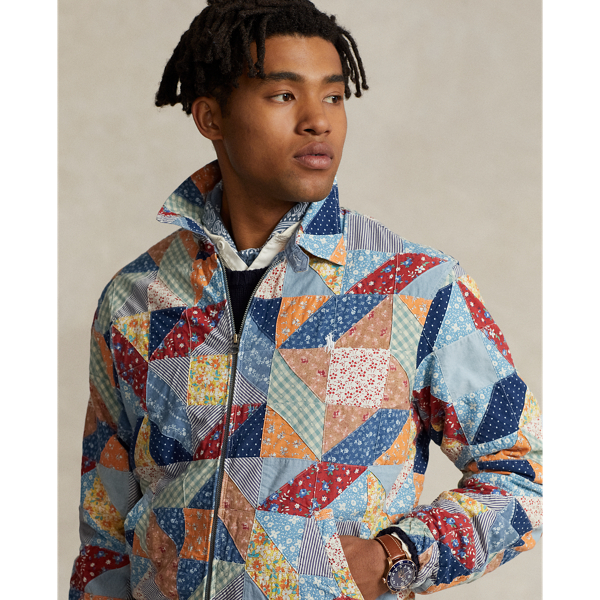 Bayport Patchwork-Print Poplin Jacket | Ralph Lauren
