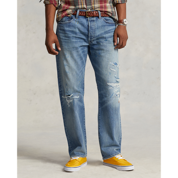 Classic Fit Distressed Jean