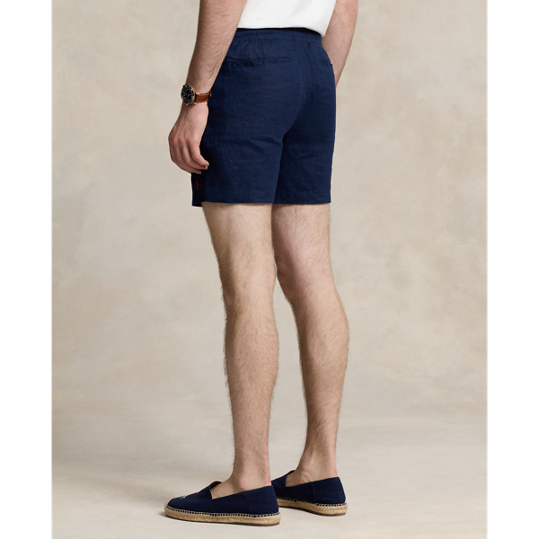 Newport Navy Polo Prepster 6-Inch Linen Short Polo Ralph Lauren for summer 5