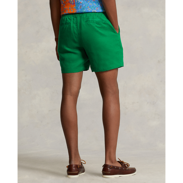 Athletic Green 6-Inch Polo Prepster Linen Short Polo Ralph Lauren 5