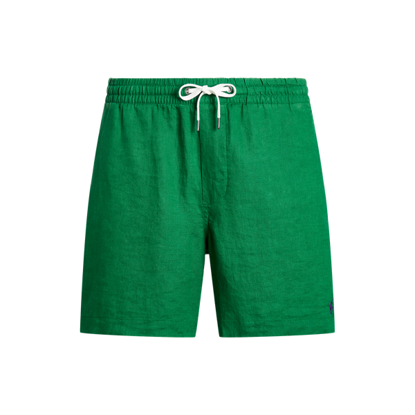 Athletic Green 6-Inch Polo Prepster Linen Short Polo Ralph Lauren 2