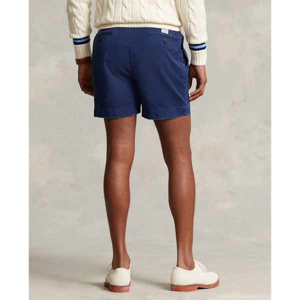 Newport Navy Cormac 5-Inch Relaxed Fit Pleated Short Polo Ralph Lauren 5