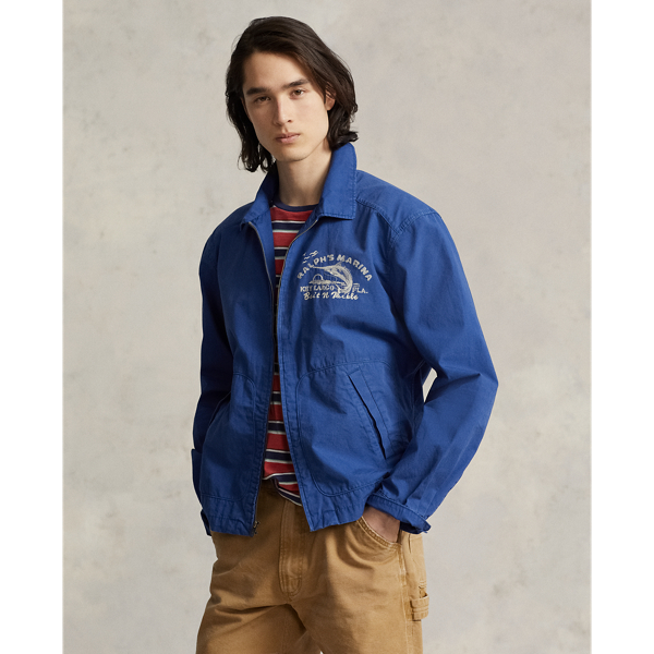 Ralph lauren poplin jacket best sale