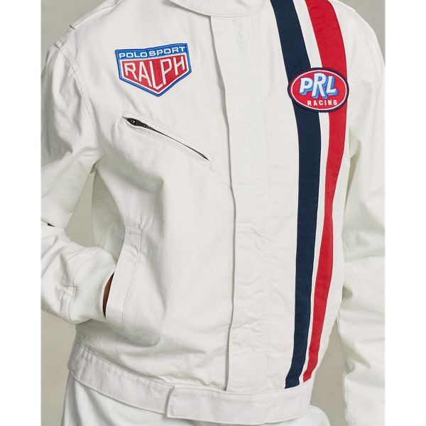 Ralph Lauren Polo Sport Cycle Print Jacket Size M #stadium