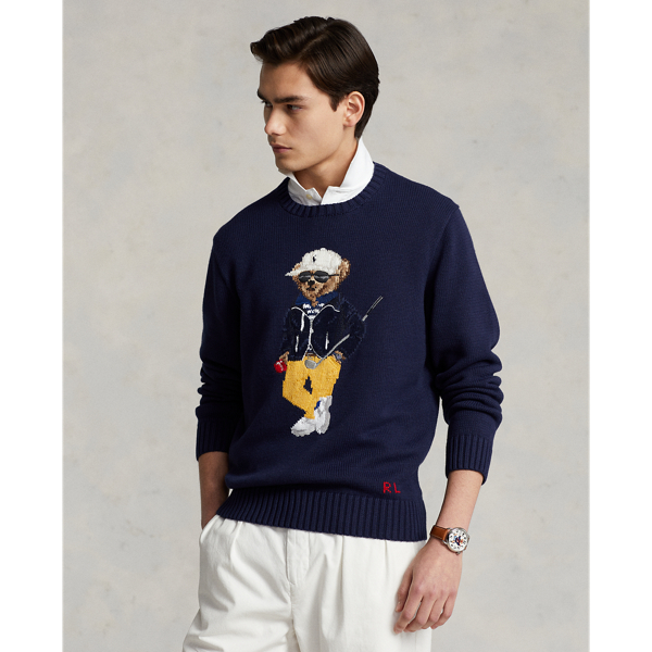 ポロベア　ゴルフセーター　USのLサイズ Polo Bear Cotton-Blend Sweater | Ralph Lauren