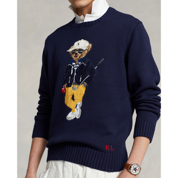 Polo Bear Cotton-Blend Sweater | Ralph Lauren