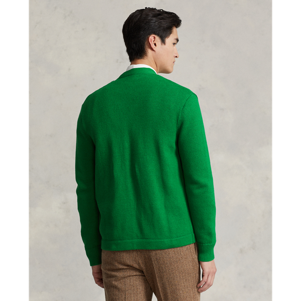 New Forest Multi Cotton Letterman Cardigan Polo Ralph Lauren 5