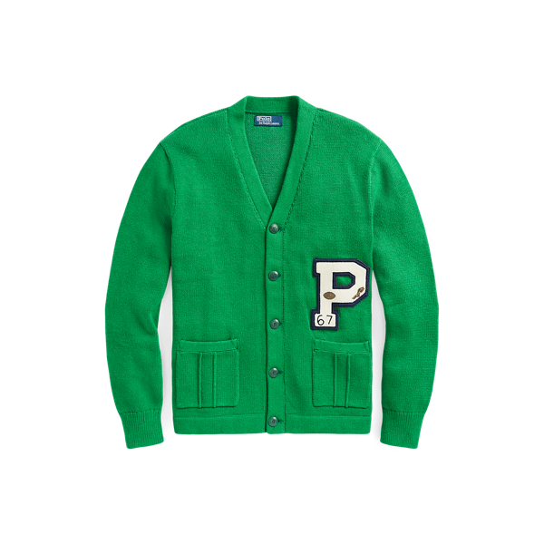 Cotton Letterman Cardigan