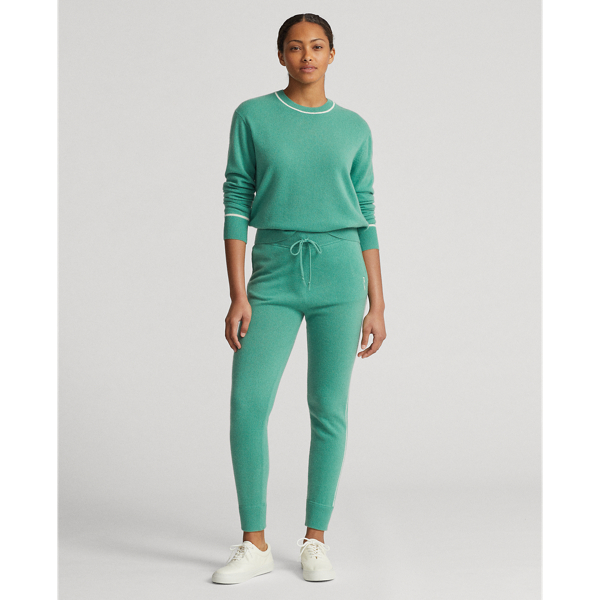 Raft Green Cashmere Jogger Pant RLX 1