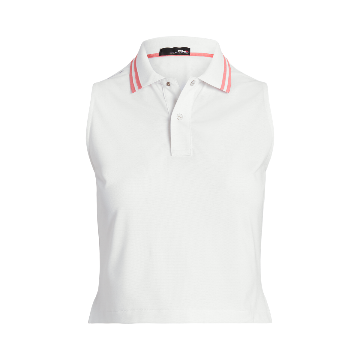 Stretch Piqué Cropped Polo Shirt | Ralph Lauren