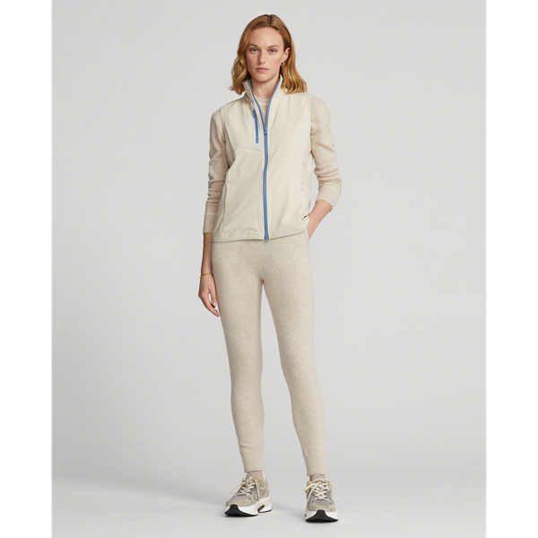 【RLX Ralph Lauren】Techy Terry フルジップベスト RLX Ralph Lauren Tech Terry Golf Vest - Steel Heather/Polo Black