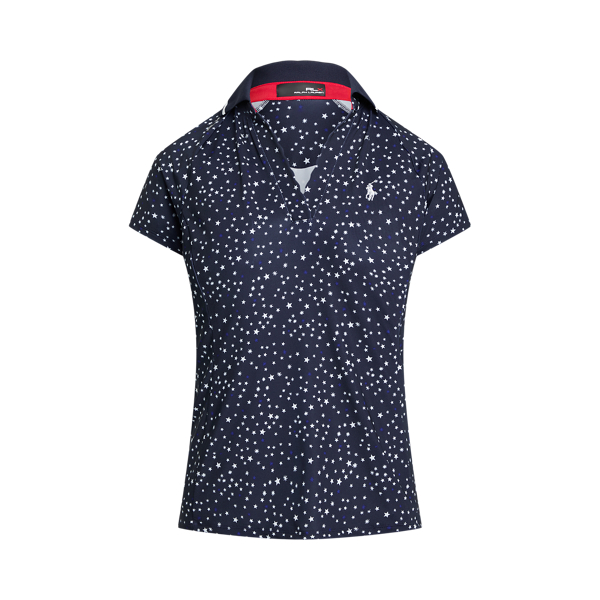 Camisa Polo ajustada em malha RLX em 1
