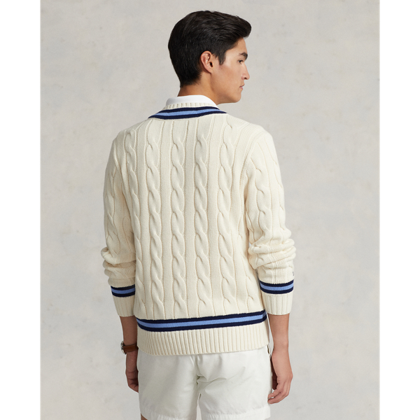 ★★POLO RALPH LAUREN★★ Iconic Cricket Sweater Natural MNP The Iconic Cricket Sweater