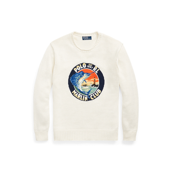 トップス Ralph Lauren 90s border cotton knit Vintage 90s rare Ralph Lauren cotton knit sweater top
