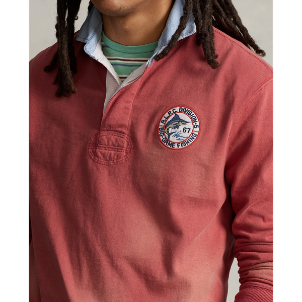 Chili Pepper Classic Fit Jersey Rugby Shirt Polo Ralph Lauren 6