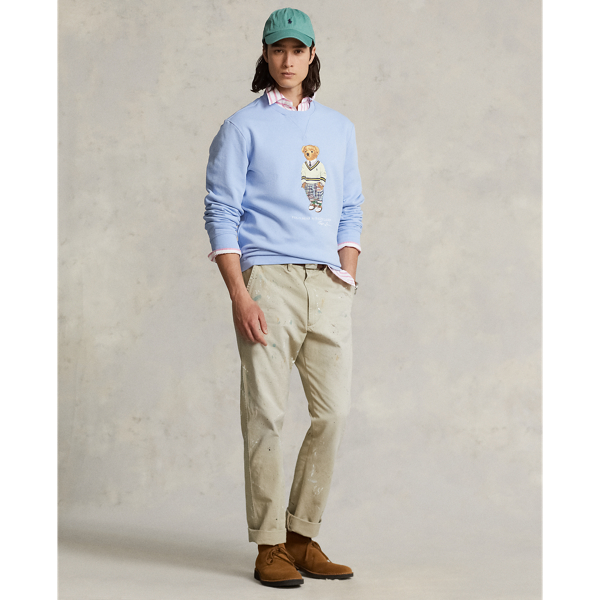 【関税&送料込】Polo Ralph Lauren Blue Faded Polo Bear Sweat Polo Ralph Lauren Blue Faded Polo Bear Sweatshirt | Balardi