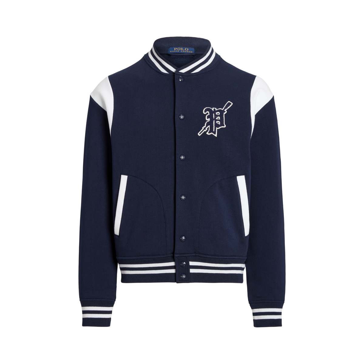 Fleece Letterman Jacket Ralph Lauren