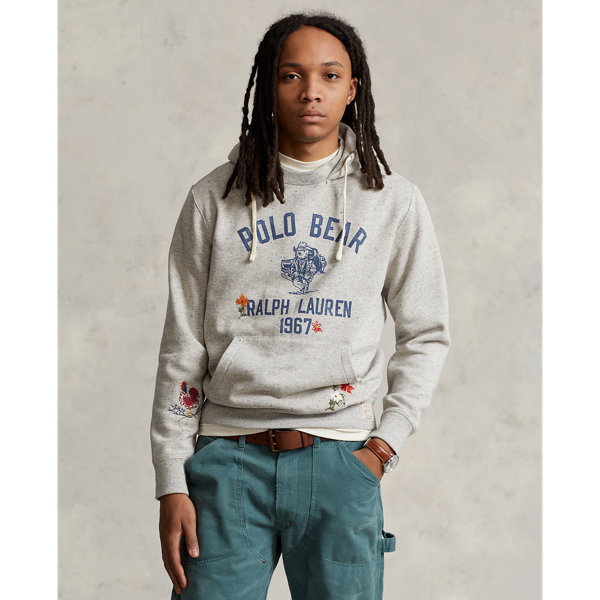 Polo Bear Fleece Hoodie for Men Ralph Lauren UK