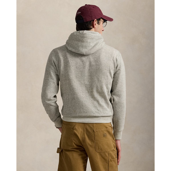 Hooded fleece pullover mens hotsell