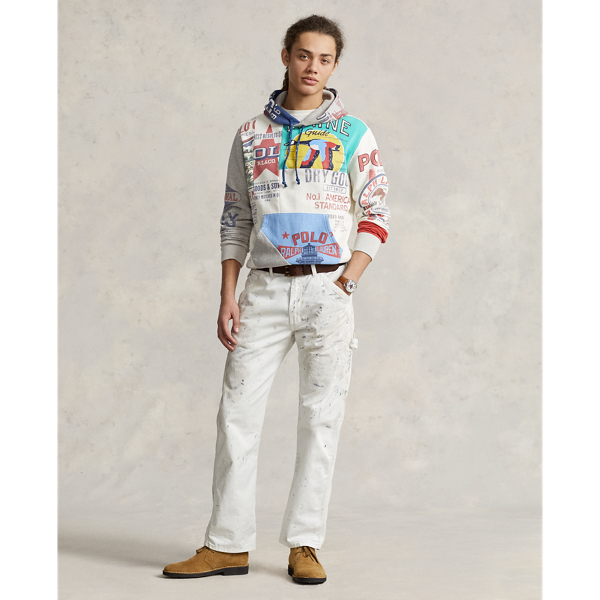 【POLO RALPH LAUREN】PATCHWORK FLEECE GRAPHICスウェット NWT POLO RALPH LAUREN Men's Fleece Graphic Dry Goods