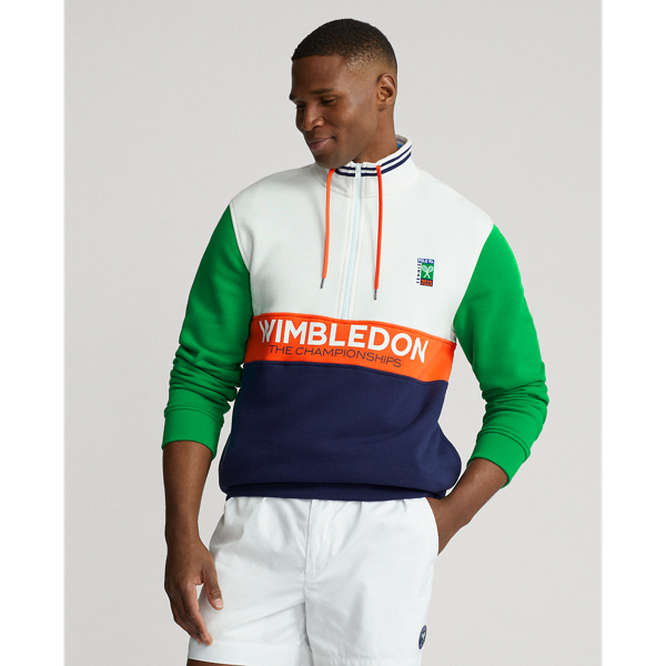 Wimbledon Fleece Half-Zip Sweatshirt Ralph Lauren® Australia - Main Image