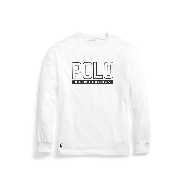 White Classic Fit Logo Jersey Crewneck T-Shirt Polo Ralph Lauren 2