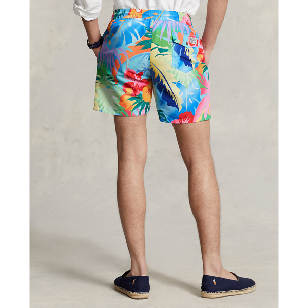 Palm Cove Floral 5.75-Inch Traveler Classic Swim Trunk Polo Ralph Lauren 5