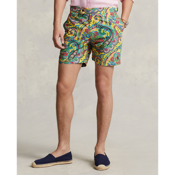 Yellow Jerry Paisley 5.75-Inch Monaco Swim Trunk Polo Ralph Lauren 4