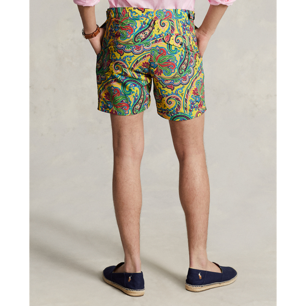 Yellow Jerry Paisley 5.75-Inch Monaco Swim Trunk Polo Ralph Lauren 5