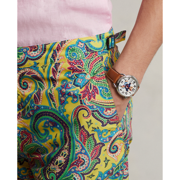 Yellow Jerry Paisley 5.75-Inch Monaco Swim Trunk Polo Ralph Lauren 6