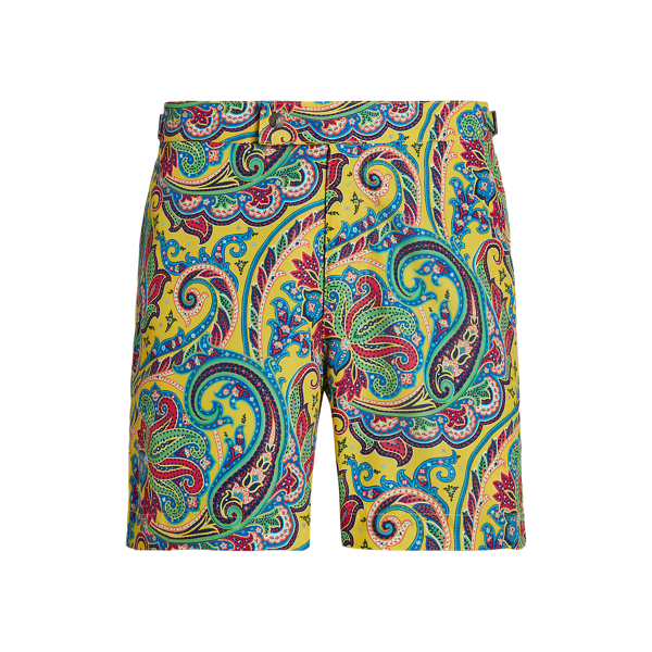 Yellow Jerry Paisley 5.75-Inch Monaco Swim Trunk Polo Ralph Lauren 2