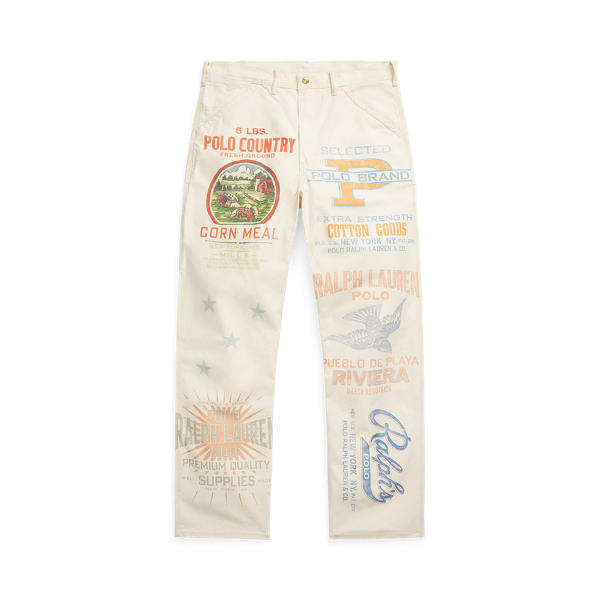 POLO RALPH LAUREN グラフィック カーペンター パンツ Relaxed Fit Graphic Carpenter Jean | Ralph Lauren
