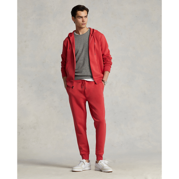 Red ralph lauren joggers deals