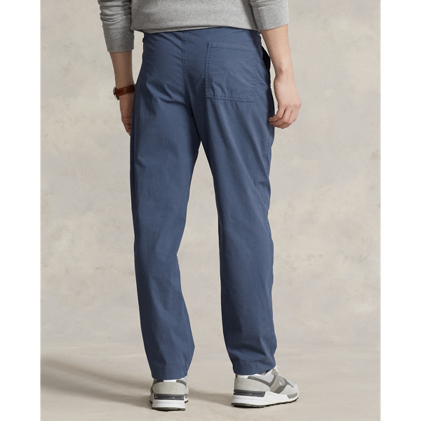 Clancy Blue Relaxed Fit Stretch Poplin Pant Polo Ralph Lauren 5