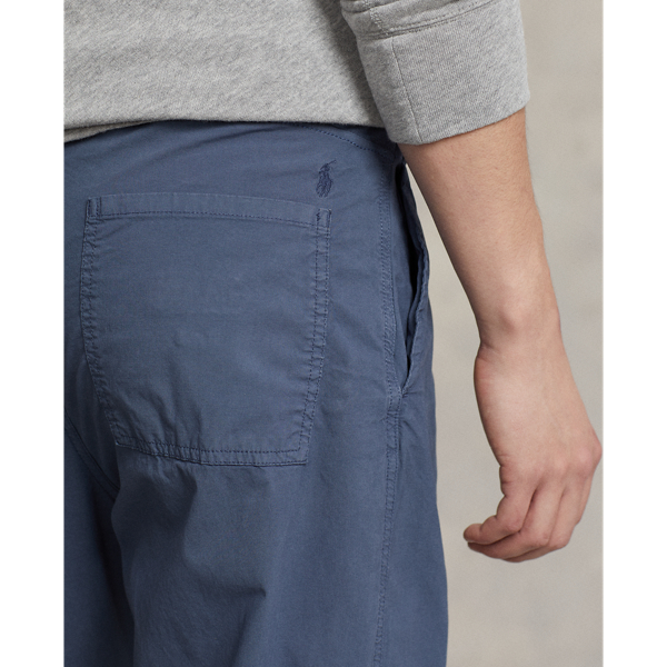 Clancy Blue Relaxed Fit Stretch Poplin Pant Polo Ralph Lauren 6