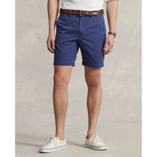Light Navy Salinger 8-Inch Straight Fit Chino Short Polo Ralph Lauren 4