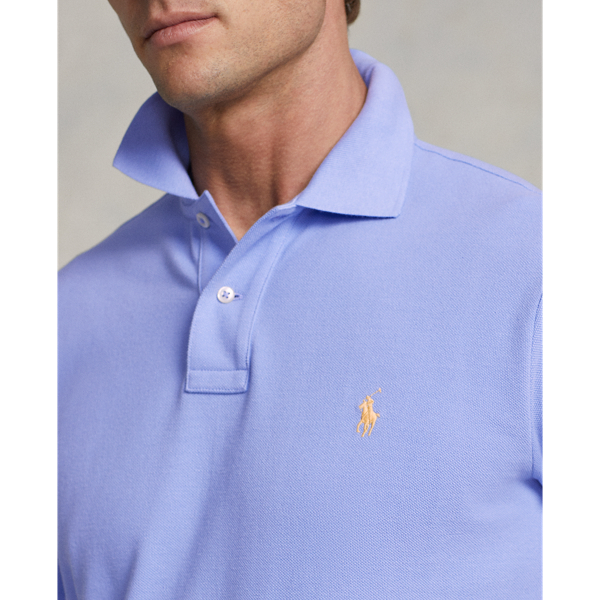Lafayette Blue The Iconic Classic Fit Mesh Polo Polo Ralph Lauren 6