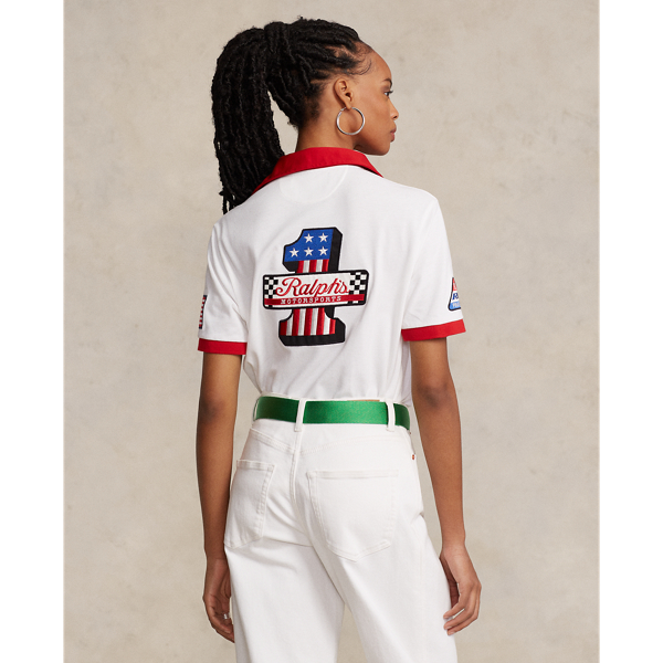Classic Oxford White Classic Fit Polo Sport Mesh Rugby Shirt Polo Ralph Lauren 7