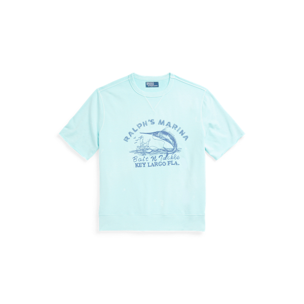 POLO RALPH LAUREN / Ralphs Marina Short-Sleeve Sweatshirt/M/コットン/BLU Ralph's Marina Short-Sleeve Sweatshirt | Ralph Lauren