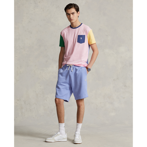 Carmel Pink Multi Classic Fit Jersey Pocket T-Shirt Polo Ralph Lauren 4