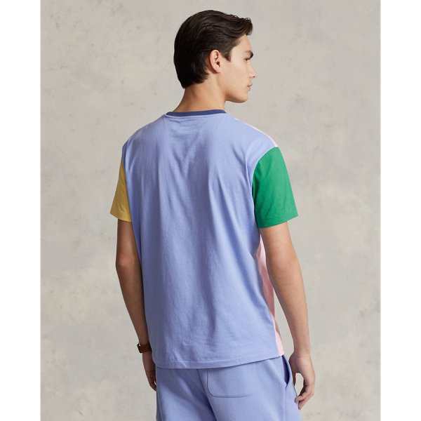Carmel Pink Multi Classic Fit Jersey Pocket T-Shirt Polo Ralph Lauren 5
