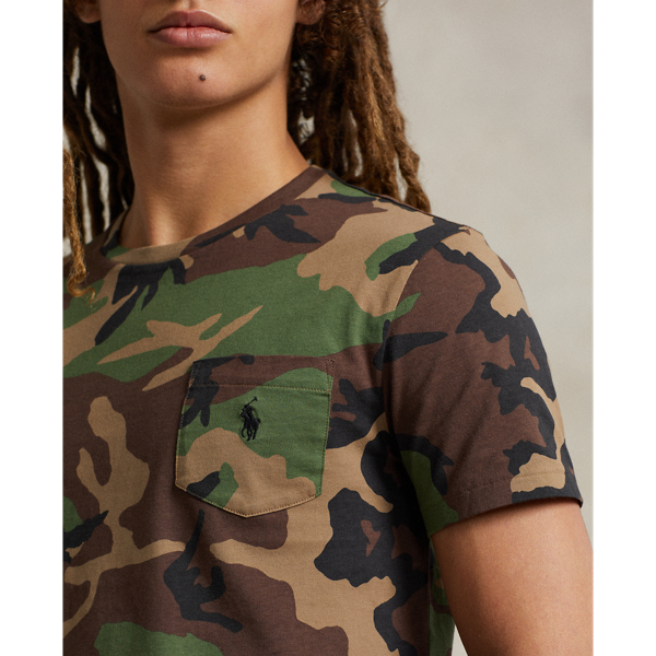 Surplus Camo Classic Fit Camo Jersey Pocket T-Shirt Polo Ralph Lauren 6