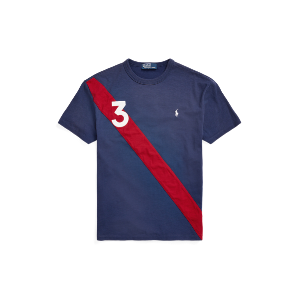 T-shirt classique rayure banni&egrave;re jersey Polo Ralph Lauren en 1