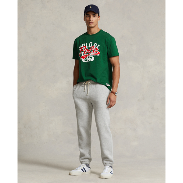 New Forest Classic Fit Stacked-Logo Jersey T-Shirt Polo Ralph Lauren for summer 4