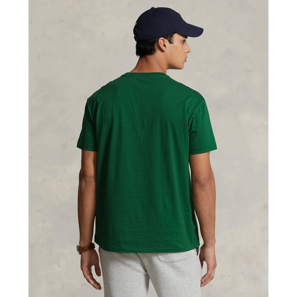 New Forest Classic Fit Stacked-Logo Jersey T-Shirt Polo Ralph Lauren for summer 5