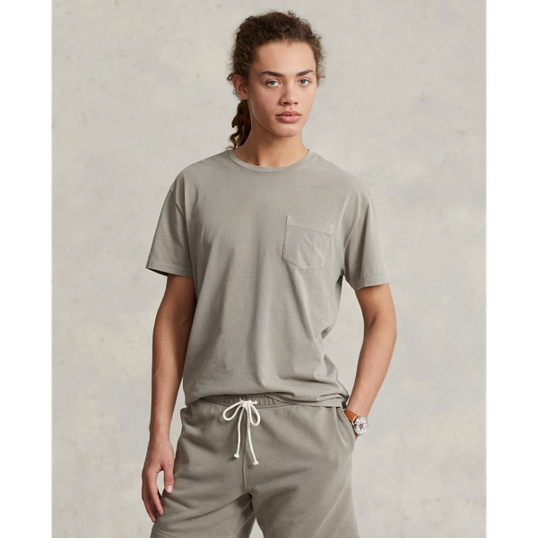 Grey Fog Classic Fit Jersey Pocket T-Shirt Polo Ralph Lauren 1