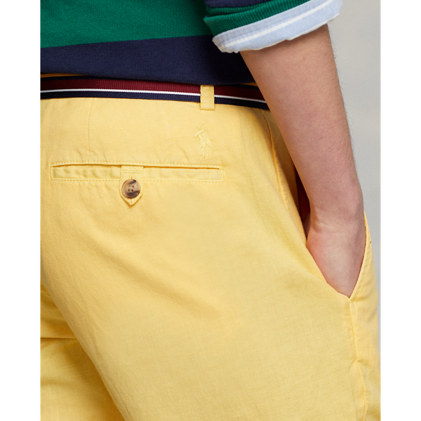 Beach Yellow Straight Fit Linen-Cotton Pant Polo Ralph Lauren 6