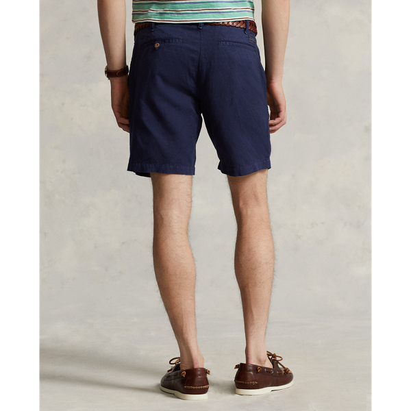 Newport Navy 8-Inch Straight Fit Linen-Cotton Short Polo Ralph Lauren 5